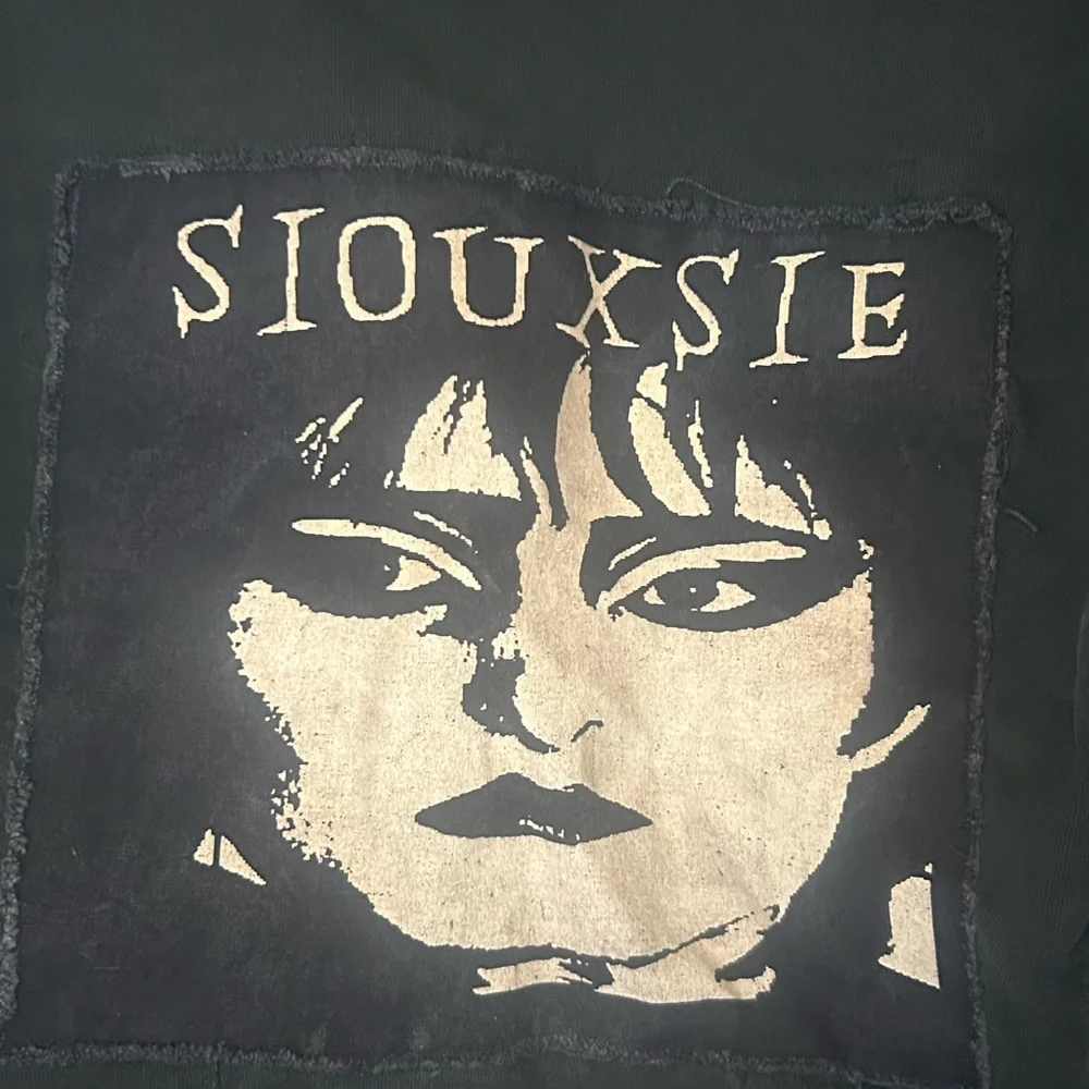 Vintage German military SIOUXSIE SIOUX DIY jacket black punk goth - Picture 2 of 9